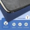 ESHINE Hospital Bed Mattress - Medical Bed Mattress for Back Pain with Waterproof Cover, Home Care Memory Foam,80" x 36" x 6", Maximum Weight 450 lbs