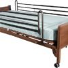 Drive Medical Delta Ultra Light Semi Electric Bed Therapeutic Support Mattress, Full Rails