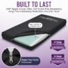 ProHeal Multi-Tiered Hospital Bed Mattress for Pressure Redistribution - Memory Foam Sloped Heel - Moderate to High Bed Sore Treatment Medical Mattress - 36" x 84" x 6"