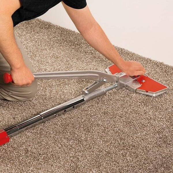 ROBERTS Junior Power Carpet Stretcher - 12-Piece Value Kit with Adjustable Locking Tube and Rolling, Interlocking Cases