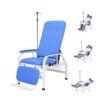 Adjustable IV Infusion Chairs, Lay Flat Medical Recliner Chairs, Hospital Nursing Chair, Waiting Room Comfortable Padded Seat, Load Capacity 330 lbs