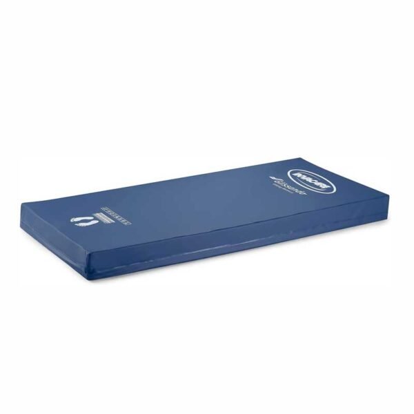 Invacare Premier Hospital Bed Mattress, Foam, Fluid-Resistant Cover Flexes in Right Places to Relieve Body Pressure, Firm Mid-Section & Soft Head/Feet Section, Enhanced Side Support for Safe Transfers