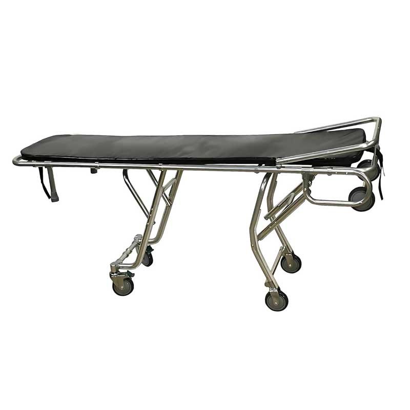 Model F500 Multi-Level Mortuary Stretcher, 400 lb Funeral Removal Cot | Mortuary Stretcher – High-Loading Cot with Roll-in Frame, Stair Guide – Ideal for Funeral ,Mortuary & Cremation Transport
