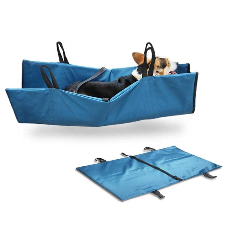 Dog Stretcher for Large Dogs, Foldable Large Dog Stretcher Portable Stretcher Thick Soft Pet Emergency Stretcher(39.37 * 26.38 inch,Holding up to 66 pounds)