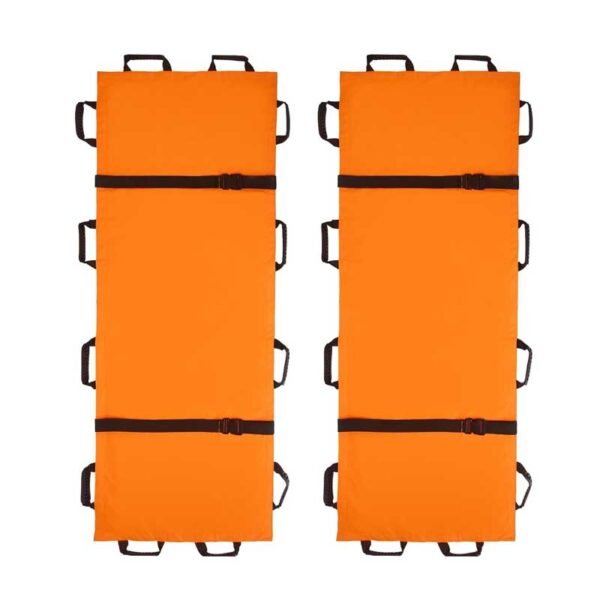 Portable Transport Stretcher with 12 Rubber Handles & Carrying Bag – Dog Stretcher & Gurney, Patient Animal Mover for Emergency Casualty Evacuation, 400lbs Capacity（Black）