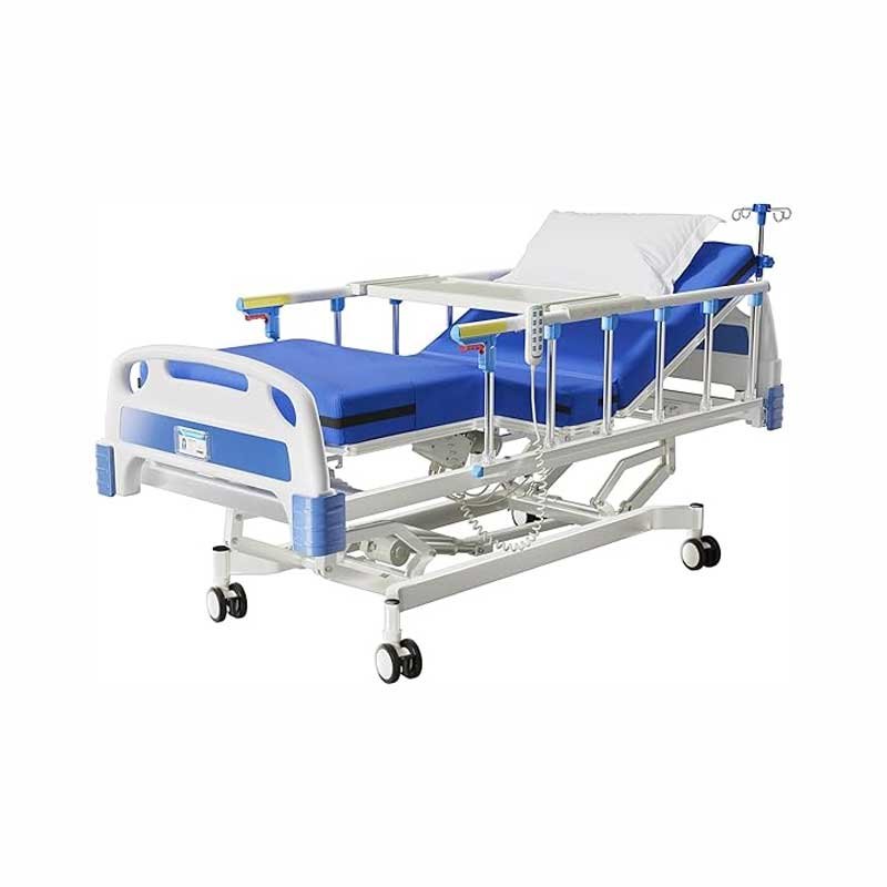 DriveEy DAHAIY 3 Function Full Electric Hospital Bed, 600LBS Adjustable Hospital Beds for Home Use, Medical Bed for Seniors with Mattress, IV Pole, Frame, Special Needs Beds, Medical Equipment