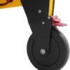EMS Mobility Chair, Medical Emergency Patient Transfer Chair, 4-Wheel Evacuation Chair Load-Capacity 396.83lbs for First Aid Centers, Ambulances, Hospitals, Medical Institutions (Yellow)