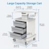 61FR92SoWRL._AC_SX679_ Rolling Medical Cart with Wheels and Drawers Mobile Trolley Carts Professional Ultrasound Cart with Caster Wheels for Hospitals, Offices, Clinics, Bedrooms, and Beauty Practices