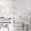 Mount Plus MT01 2 Tier Mobile Medical Cart Trolley with Drawer, Trash Cans, Waste Bowl | Beauty Salon Rolling Trolley with 360° Rotate Wheels | Heavy Duty Utility Cart for Hospital Dental Clinic