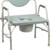 McKesson Heavy-Duty Bariatric Commode Chair with 12 qt Bucket, 1000 lbs Weight Capacity, 23 1/4 in Seat Width, 1 Count