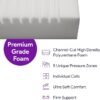ProHeal Foam Hospital Bed Mattress for Pressure Redistribution, Raised Rails - 36" x 76" x 6" x 3" Rails - High Density Foam for Deep Immersion - Low to Moderate Bed Sore Treatment Mattresses