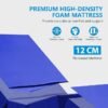 Premium Hospital Bed - 5 Function Full Electric Medical Beds, 4.7" Foam Mattress, JIECANG Motors, Individual Locking, 5" Casters, IV Pole, Includes (2X) Bed Sheet
