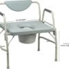McKesson Heavy-Duty Bariatric Commode Chair with 12 qt Bucket, 1000 lbs Weight Capacity, 23 1/4 in Seat Width, 1 Count