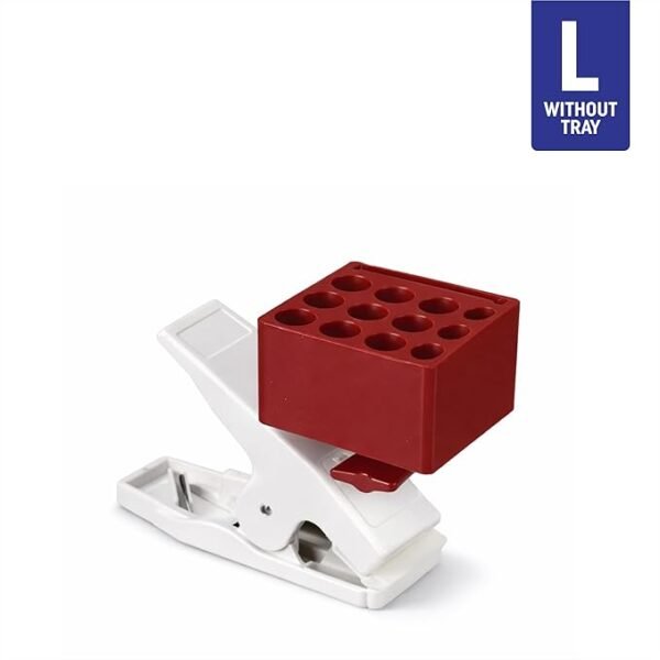 61h0f602wHL._AC_SX679_ American Hospital Supply Mobile Phlebotomy Tube Holder with Clamp Mount, Blood Draw Organizer for Specimen Tubes, Attaches to Chair Arms, Wheelchairs & Bed Rails, Large, Bandages & Wipes Not Included