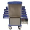 MS3C-200MB, Lite ABS Medication Bin Cart w/Accessories, Ships in 2 Days!