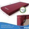 AireMed InstantEase Hybrid+ Multi Layered Hospital Bed Mattress - 2” Gel Infusion Memory Foam Top Layer for Comfort and Support - CertiPUR-US Certified - Bed Sore and Ulcer Prevention - 36” x 80” x 6”