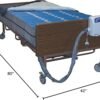 Drive Medical Med Aire Plus Bariatric Low Air Loss Mattress Replacement System, 80" x 42"