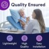 Low Air Loss Alternating Pressure Mattress - Cell On Cell Base - Pressure Mattress for Bed Sores with Silent Air Pump - Hospital Bed for Stages I-III - 36” x 80” x 8”