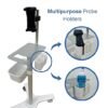 Premium Medical Cart for Handheld Ultrasound, Universal Tablet & iPad Mount, 360° Lockable Wheels, Probe & Gel Bottle Holders