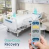 Upgrade 6-Function Full Electric Hospital Bed, hospital beds for home use with CPR One-Click Recovery, Timotion Motor, Weight capacity up to 550 lbs, Adjustable Medical Bed for Elderly Patients