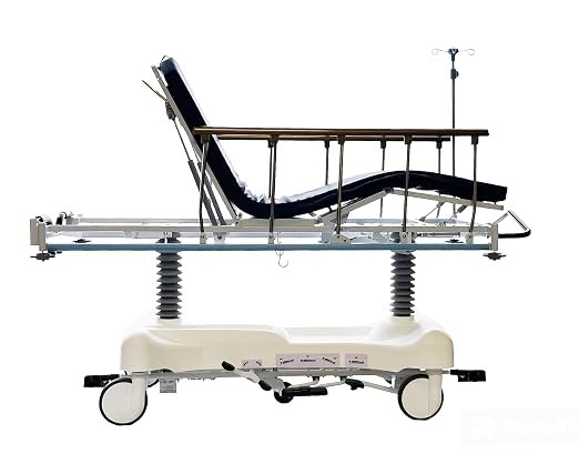 MS3C-LHT Hydraulic Patient Stretcher/Patient Trolley/Patient Gurney, Weight Capacity 660 lbs
