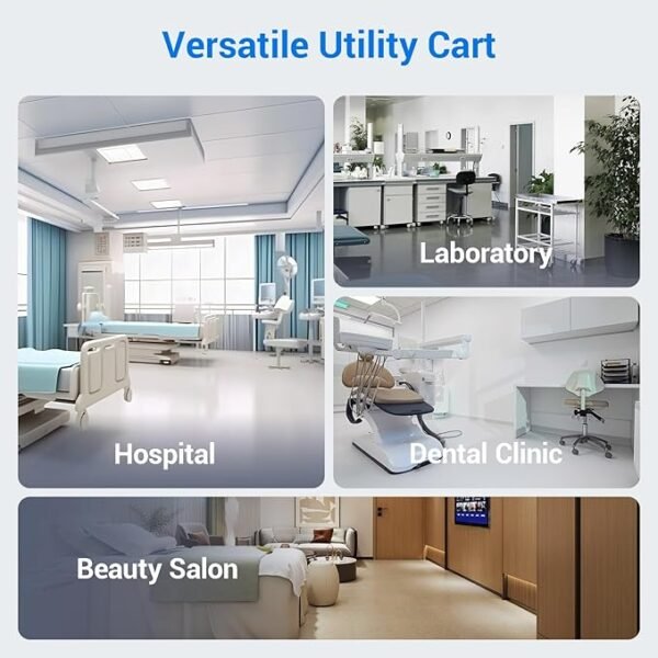 71j1bx+7UcL._AC_SX679_ Rolling Medical Cart with Wheels and Drawers Mobile Trolley Carts Professional Ultrasound Cart with Caster Wheels for Hospitals, Offices, Clinics, Bedrooms, and Beauty Practices