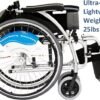 71tsCBiz84L._AC_SX679_ Karman S-115 Ergonomic Wheelchair 25 lbs, 16" Seat and Quick Release Axles, Pearl Silver