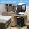 71xGycfJFvL._AC_SX679_ Modular Medical House Call Case Professional Doctor Visit Rolling Storage Cart for Clinics, Physicians & Veterinary Use, Aluminum Alloy, 13.2" L x 10.2" W x 21.7" H