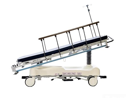 MS3C-LHT Hydraulic Patient Stretcher/Patient Trolley/Patient Gurney, Weight Capacity 660 lbs
