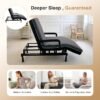 Adjustable Hospital Bed for Seniors Elderly with Mattress, Electric Lift Bed with Remote, Fall-Safe Frame&Meal Tray,Head&Foot Incline,Adjustable Bed Base for Safe Lying/Standing/Aid/Sitting,Twin