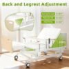 Fully Electric Hospital Bed for Home Use with Premium Mattress, Rails and IV Pole, HomeCare Hospital Beds Set, Hi Low Hospital Bed, 16" - 28" Height Range
