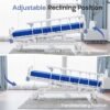 Premium Full Electric Hospital Bed for Home Use, 5 Function Medical Bed with 4.7” Foam Mattress, Height Adjustable, Central Locking System, Includes Sheets (2X) (5 Function)