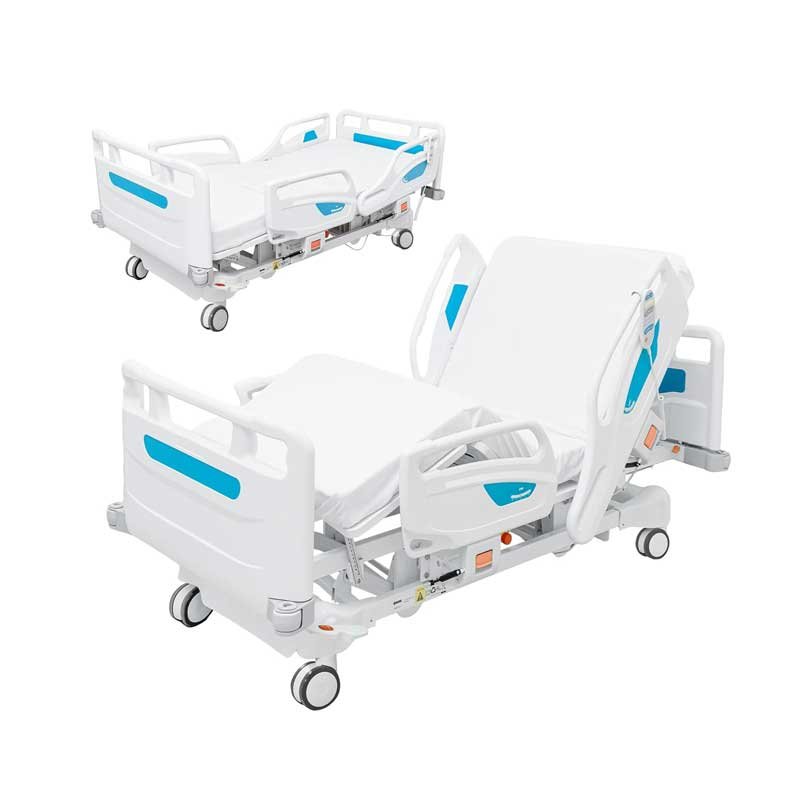 Upgrade 6-Function Full Electric Hospital Bed, hospital beds for home use with CPR One-Click Recovery, Timotion Motor, Weight capacity up to 550 lbs, Adjustable Medical Bed for Elderly Patients