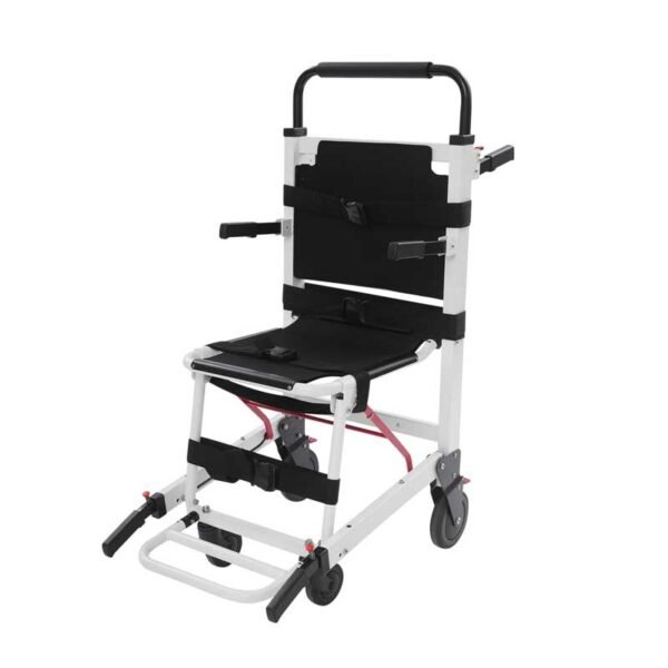 EMS Mobility Chair, Medical Emergency Patient Transfer Chair, 4-Wheel Evacuation Chair Load-Capacity 396.83lbs for First Aid Centers, Ambulances, Hospitals, Medical Institutions (Yellow)