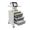 Mobile Medical Cart with 3 Drawers, Utility Cart with Wheels Commercial Hospital Office Lab Cart Beauty Salon Storage Trolley, for Hospital Lab Clinic Pet Shop