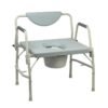McKesson Heavy-Duty Bariatric Commode Chair with 12 qt Bucket, 1000 lbs Weight Capacity, 23 1/4 in Seat Width, 1 Count