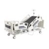 Premium 5 Function Full Electric ICU Hospital Bed with 4.7" Mattress for Home Use-17.7" - 29.5" Height Range-CPR One-Click Recovery-5" Casters, 550LBS Loading, Adjustable Medical Bed Frame-Navy